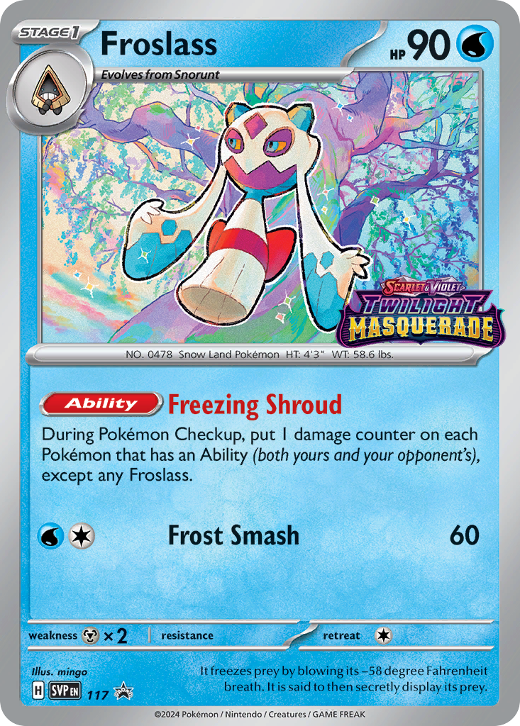 Froslass (Prerelease) [Staff] — Scarlet & Violet Promos #117