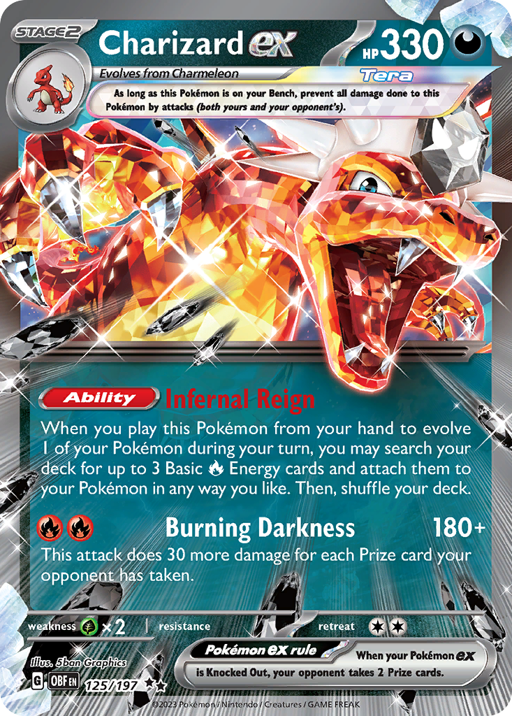 Charizard ex — Obsidian Flames #125