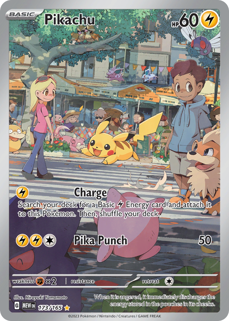 Pikachu — Pokemon Card 151 #173
