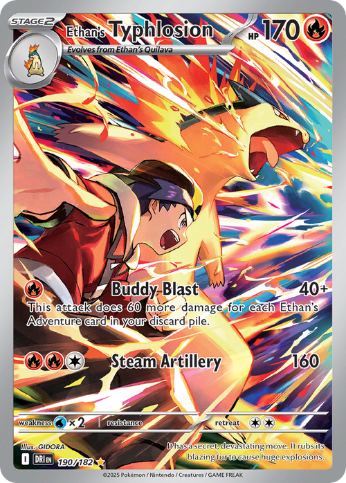 Ethan's Typhlosion — Destined Rivals #190