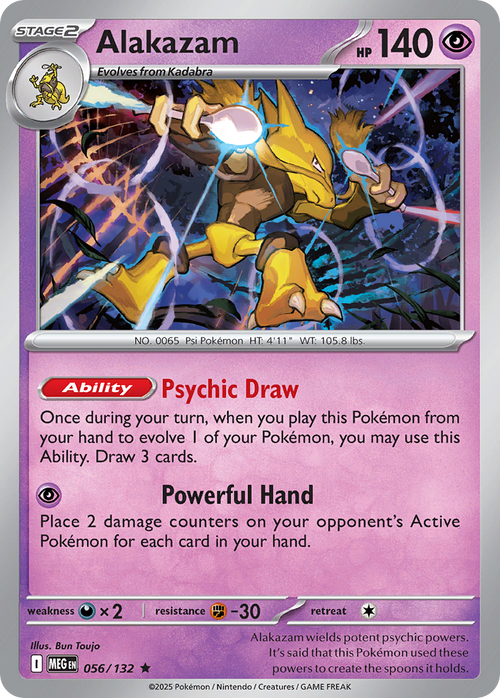 Alakazam — Mega Evolution #056