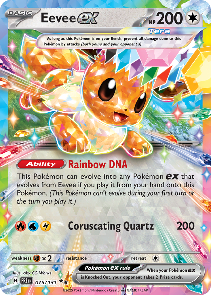 Eevee ex — Prismatic Evolutions #075