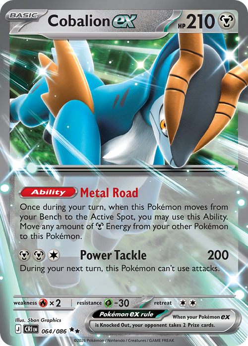 Cobalion ex — Chaos Rising #064